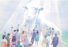 Jezus' illustratie over schapen